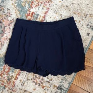 Boutique “mine” navy pull on shorts